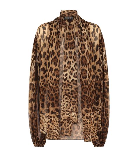 dolce gabbana leopard shirt